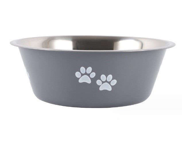 Non-Slip Stainless Steel Dog Bowl, Multiple Sizes