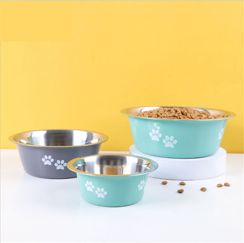 Non-Slip Stainless Steel Dog Bowl, Multiple Sizes