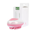 2-in-1 Silicone Pet Bath Brush with Shampoo Dispenser