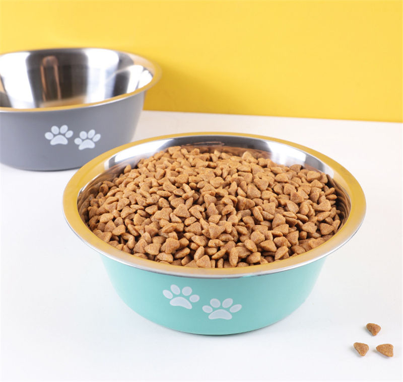 Non-Slip Stainless Steel Dog Bowl, Multiple Sizes
