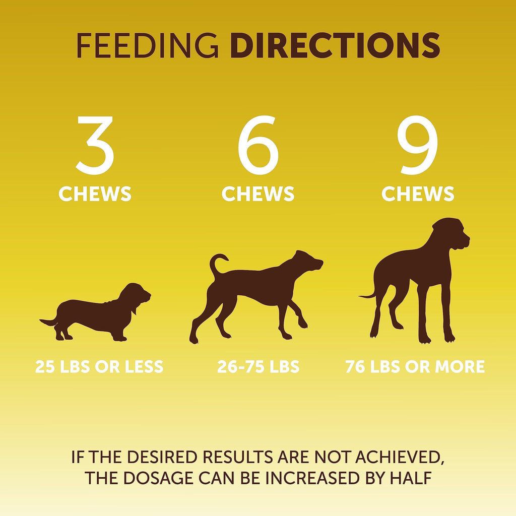 Scoot Stopper - Anal Gland Support Chews for Dogs, 180 Count